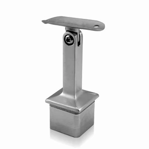 Einstellbare Handlaufstütze für quadratische Geländersysteme 40x40