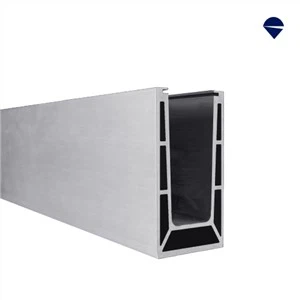 Brüstungswände Verstellbarer Aluminium-Glaskanal